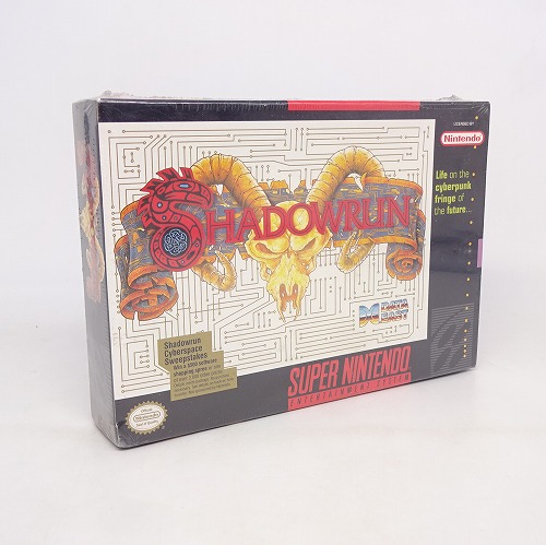 【中古ソフト】SNES｜SHADOWRUN 海外版 未開封