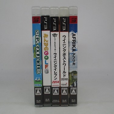 【中古ソフト】PS3｜セガ ゴルフ クラブ 他/5本セット