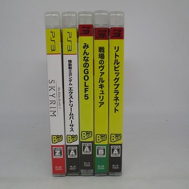 【中古ソフト】PS3｜戦場のヴァルキュリア The BEST版 他/5本セット