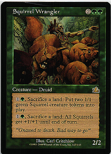 中古MTG【PCY】リス番/Squirrel Wrangler《英》（MTG/マジック:ザ・ギャザリング）【管理:M0238】