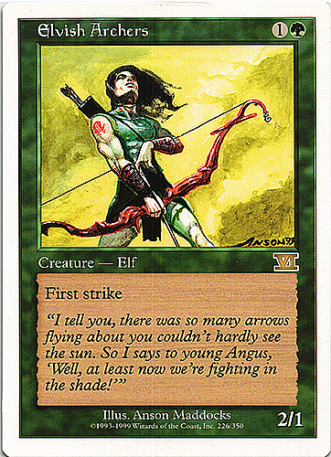 中古MTG【6ED】	エルフの射手/Elvish Archers《英》（MTG/マジック:ザ・ギャザリング）【管理:M0249】