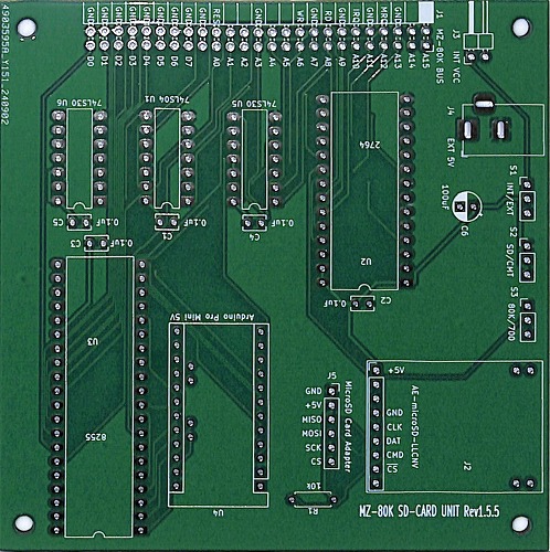 MZ-80K_SD Rev1.5.5基板 / yanataka