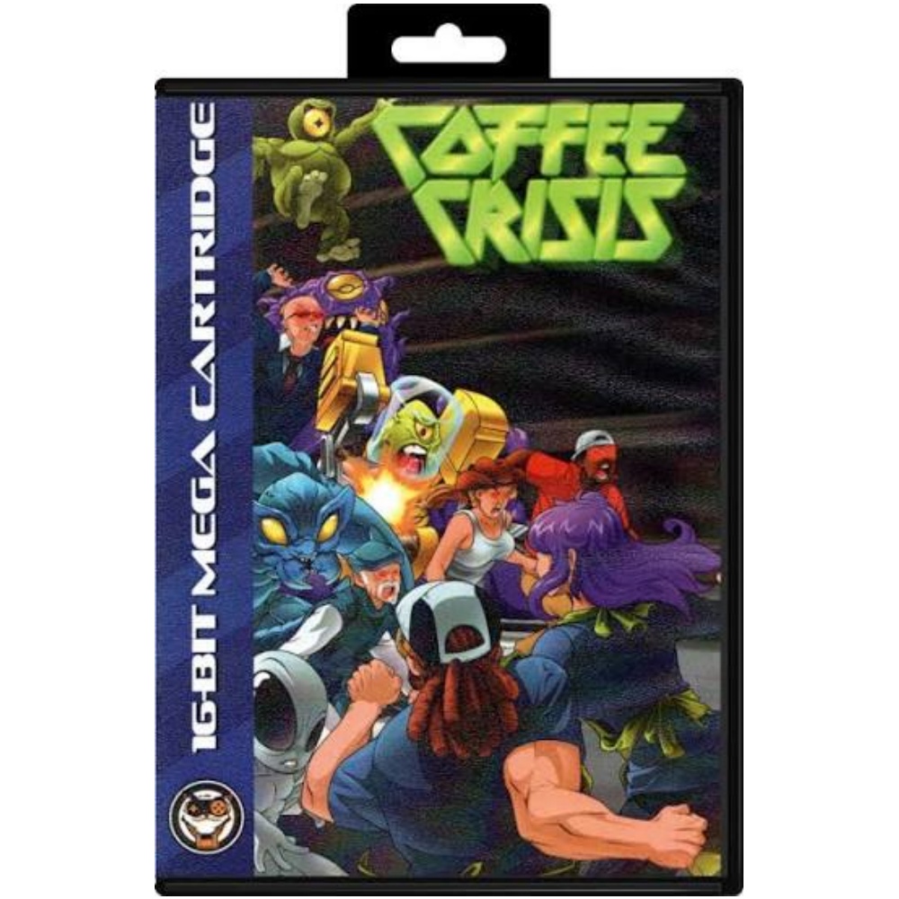 【海外輸入品】MD/MD互換機用ソフト　COFFEE CRISIS(コーヒークライシス) / MEGA CAT STUDIOS