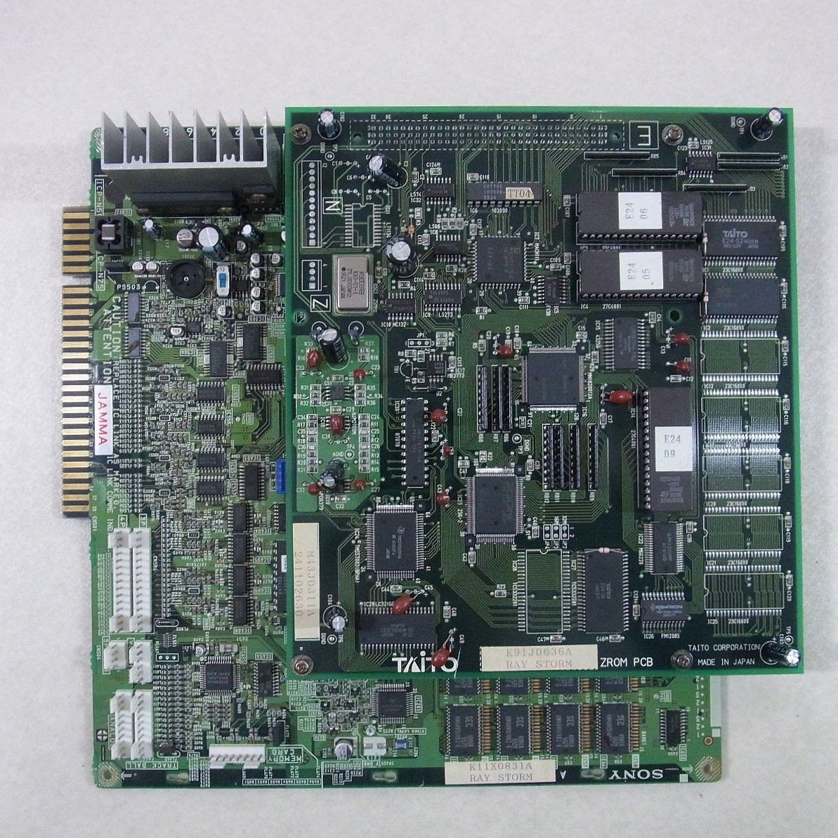 ※ タイトー [ レイフォース基板 ] JAMMA規格・ 動作確認済み 『RAY FORCE』TAITO　F3システムボード※  タイトー レイフォース基板 アーケードゲーム⁄TAITO⁄ZUNTATA｜Yahoo