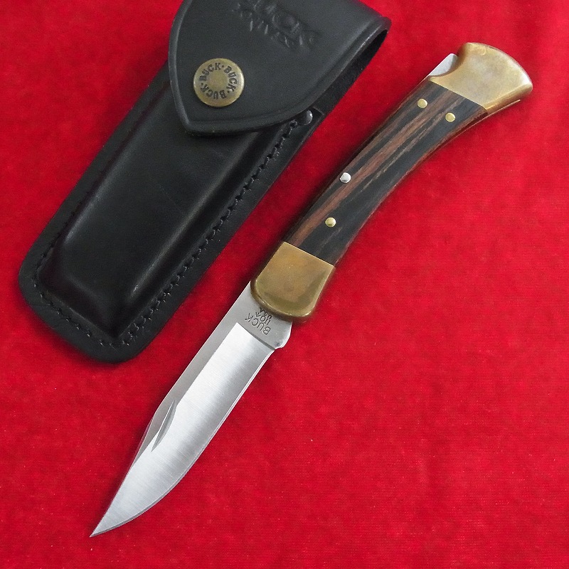 BUCK 110 フォールディングナイフ レザーシース付