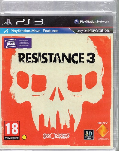 【中古ソフト】PS3｜RESISTANCE3 海外版