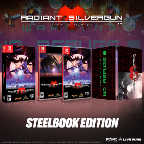 【Switch/海外輸入品】[スチールブック エディション] LIMITED RUN #164: RADIANT SILVERGUN STEELBOOK EDITION