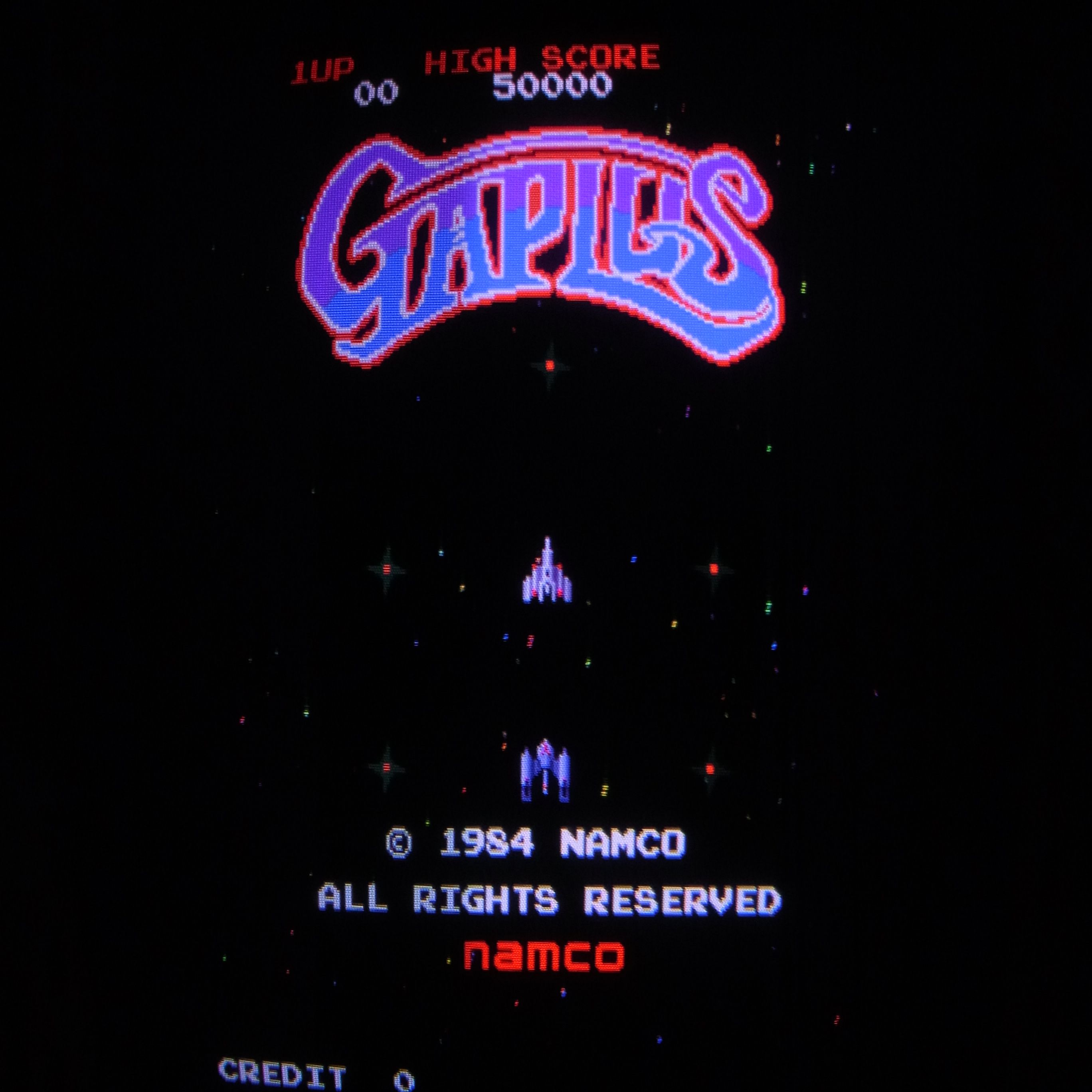 【中古アーケード基板】ナムコ/NAMCO ギャプラス GAPLUS 起動時クロスハッチなし版