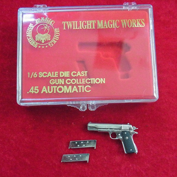 TWILIGHT MAGIC WORKS 1/6 ミニチュアガン .45 AUTOMATIC シルバー