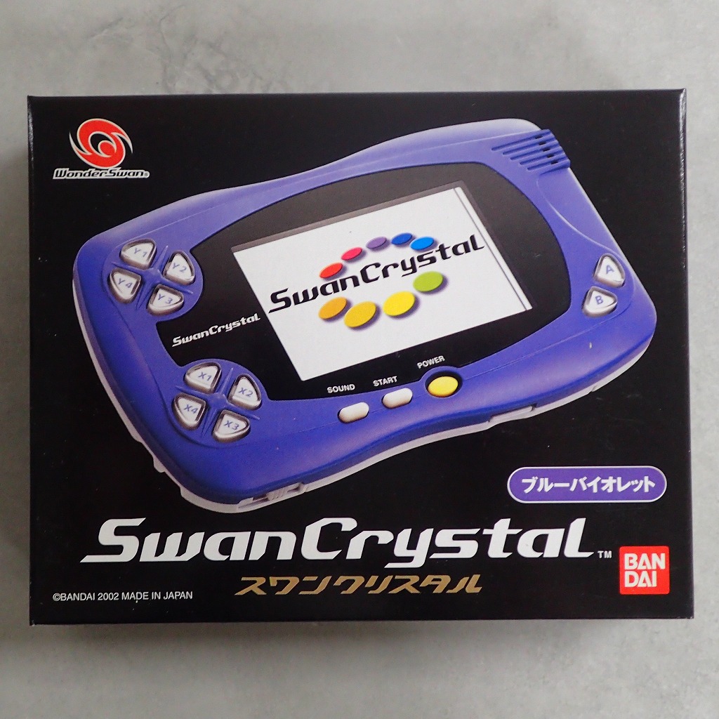 【中古ハード】ワンダースワン スワンクリスタル 本体 SCT-001 ブルーバイオレット 未使用