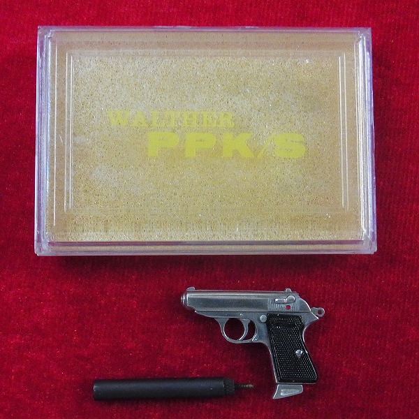 AQUAPOLIS アクアポリス 1/6 ワルサー PPK/S ミニチュアガン シルバー