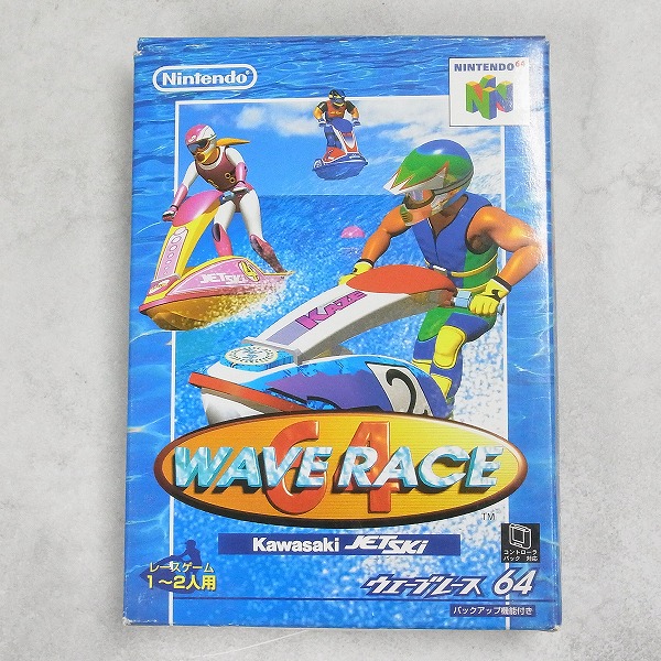 【中古ソフト】NINTENDO64│ウェーブレース64箱付