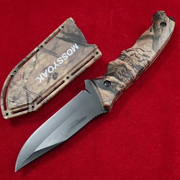 MOSSY OAK 迷彩柄シースナイフ