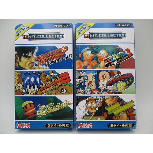 【中古ソフト】レトロデュオ｜16ビットコレクション データイースト VOL.02/VOL.03 JN-SF0003/JN-SF0004 2本セット