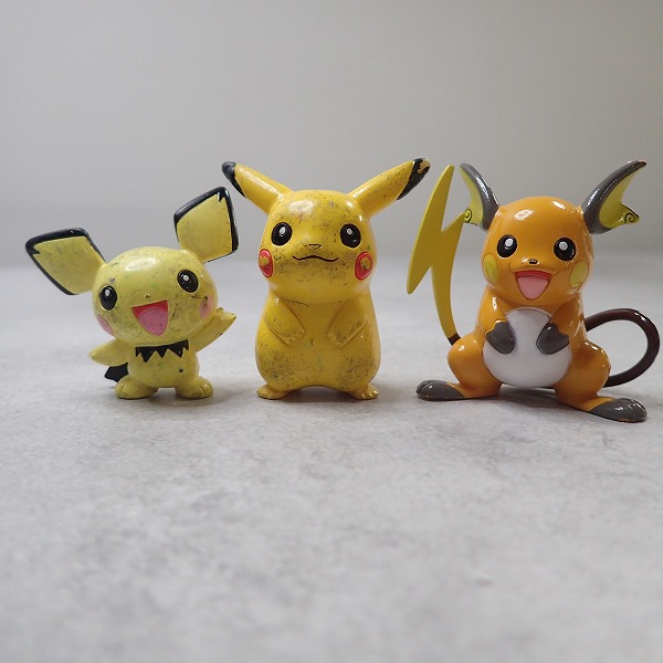 【ポケモン】モンコレ│ピチュウ・ピカチュウ・ライチュウ/計3体セット
