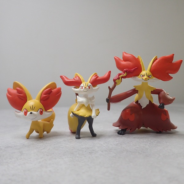 【ポケモン】モンコレ│フォッコ・テールナー・マフォクシー/計3体セット