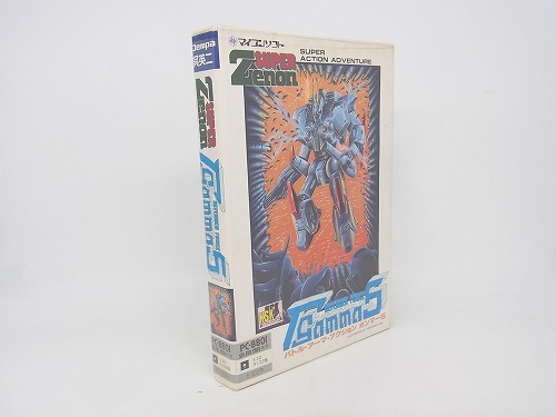 【中古PCソフト】PC-8801│バトル・アーマ・アクション ガンマー5　5インチ