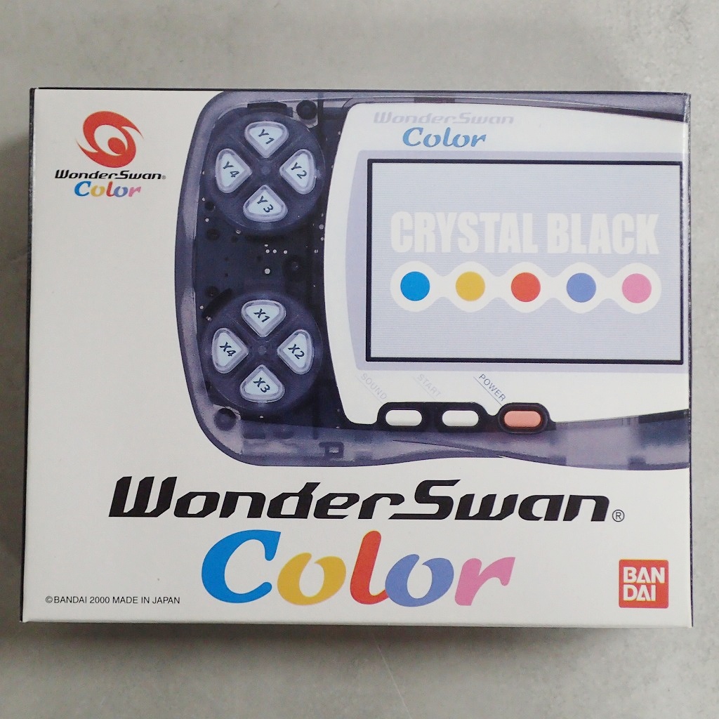 【中古ハード】ワンダースワンカラー 本体 WSC-001 クリスタルブラック 未使用