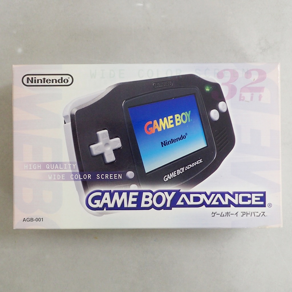 【中古ハード】ゲームボーイアドバンス 本体 AGB-001 ブラック 未使用