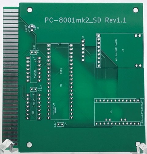 PC-8001mk2_SD Rev1.1基板 / yanataka