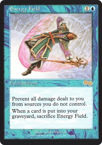 中古MTG【USG】エネルギー・フィールド / Energy Field《英》（MTG/マジック:ザ・ギャザリング）【管理:M1638】