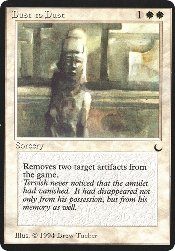 中古MTG【DRK】塵は塵に / Dust to Dust《英》（MTG/マジック:ザ・ギャザリング）【管理:M1697】