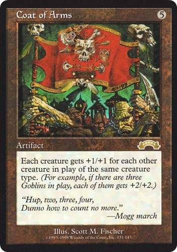 中古MTG【EXO】旗印 / Coat of Arms《英》（MTG/マジック:ザ・ギャザリング）【管理:M1690】