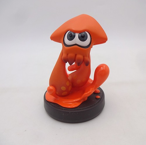 【中古グッズ】スプラトゥーン イカ オレンジ アミーボ