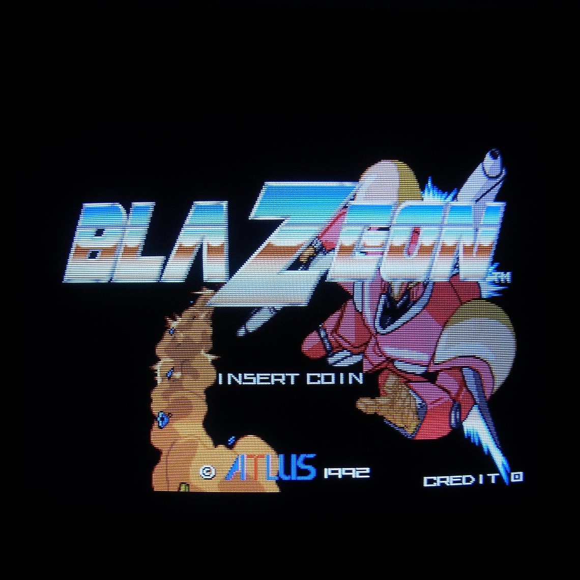 【中古アーケード基板】アトラス/ATLUS ブレイゾン BLAZEON インスト純正 HIC電解コンデンサ交換済 動作確認済