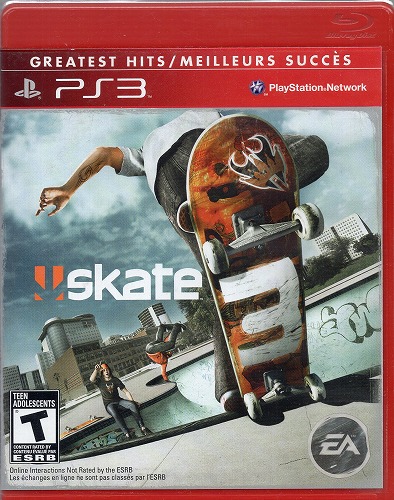 【中古ソフト】PS3｜SKATE3 海外版