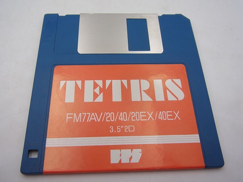 【中古PCソフト】TETRIS/FM77AV/3.5インチ※ディスクのみ