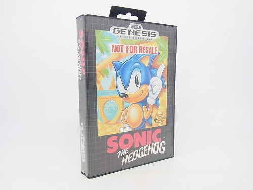 【中古ソフト】メガドライブ(GENESIS版)│SONIC THE HEDGEHOG 海外版