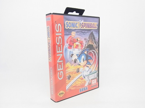 【中古ソフト】メガドライブ(GENESIS版)│SONIC SPINBALL 海外版