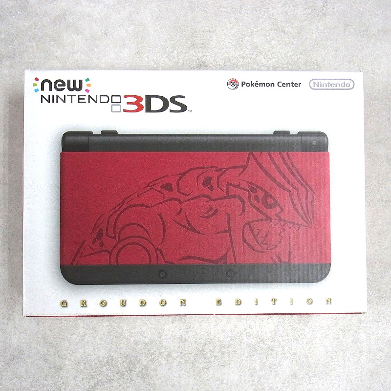 【店頭取扱品】【中古ハード】Newニンテンドー3DS│グラードンエディション