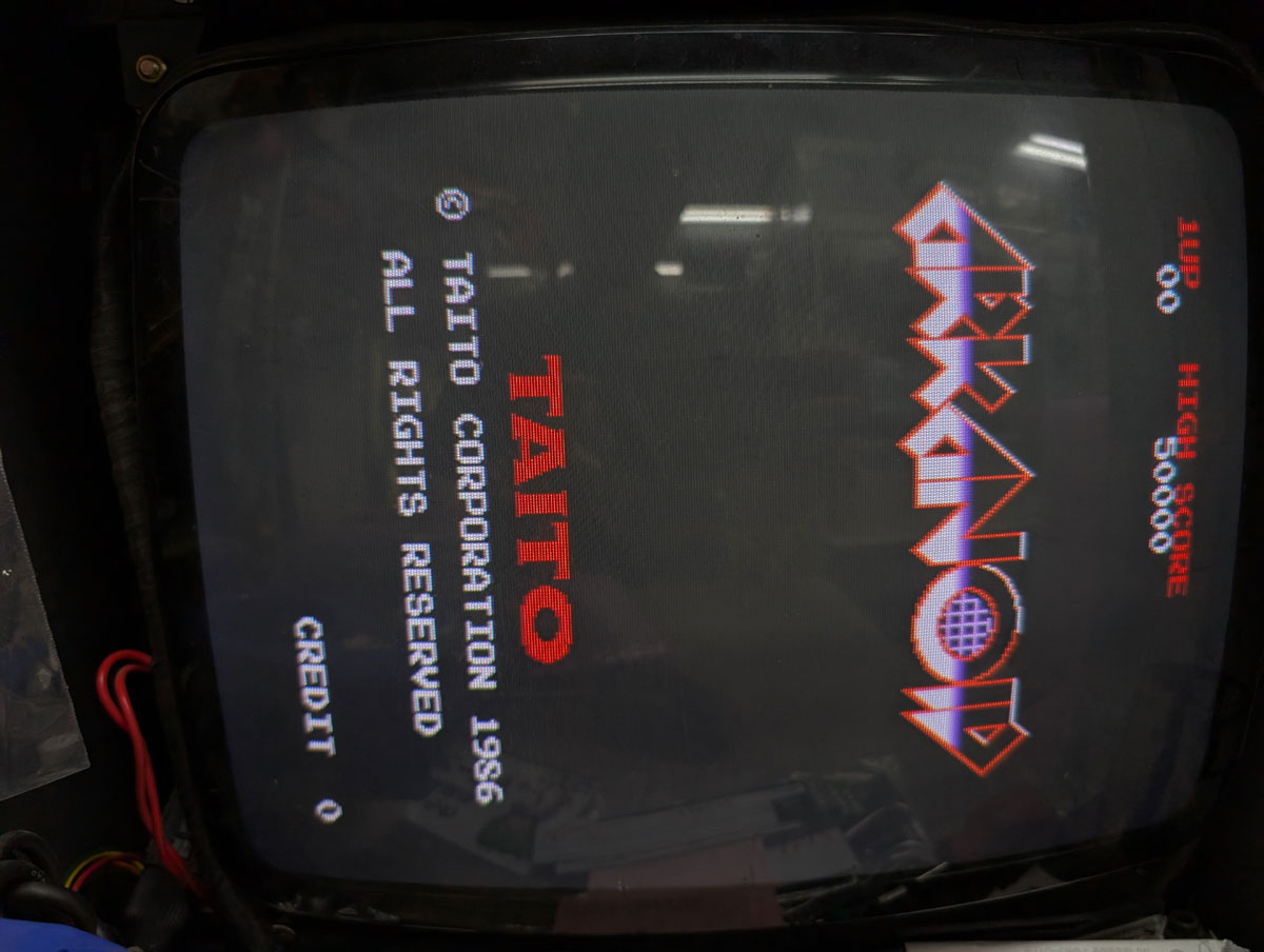 【店頭併売品】（アーケード基板）タイトー「アルカノイド」【AR-3541】