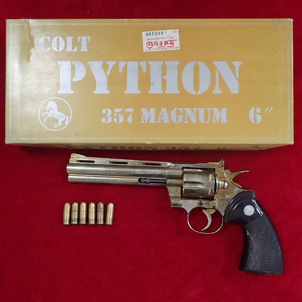 コクサイ コルトパイソン 357マグナム 6インチ 金属製モデルガン