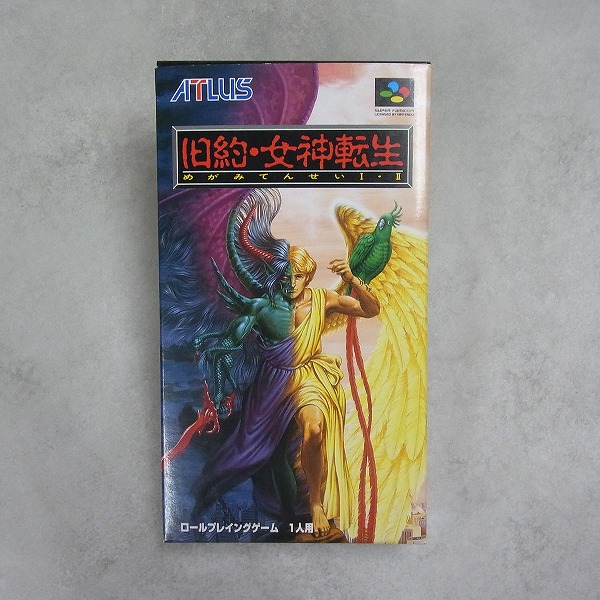 【中古ソフト】スーパーファミコン│旧約・女神転生 箱付