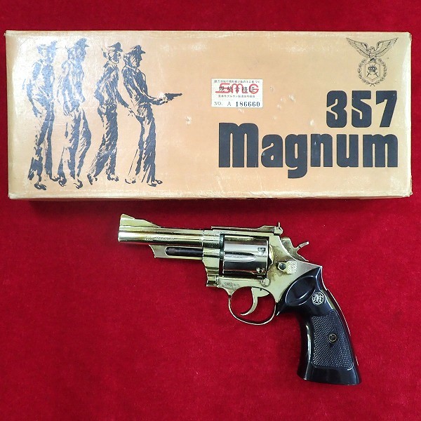 再塗装品 コクサイ S&W M19 375マグナム 4インチ 金属製モデルガン