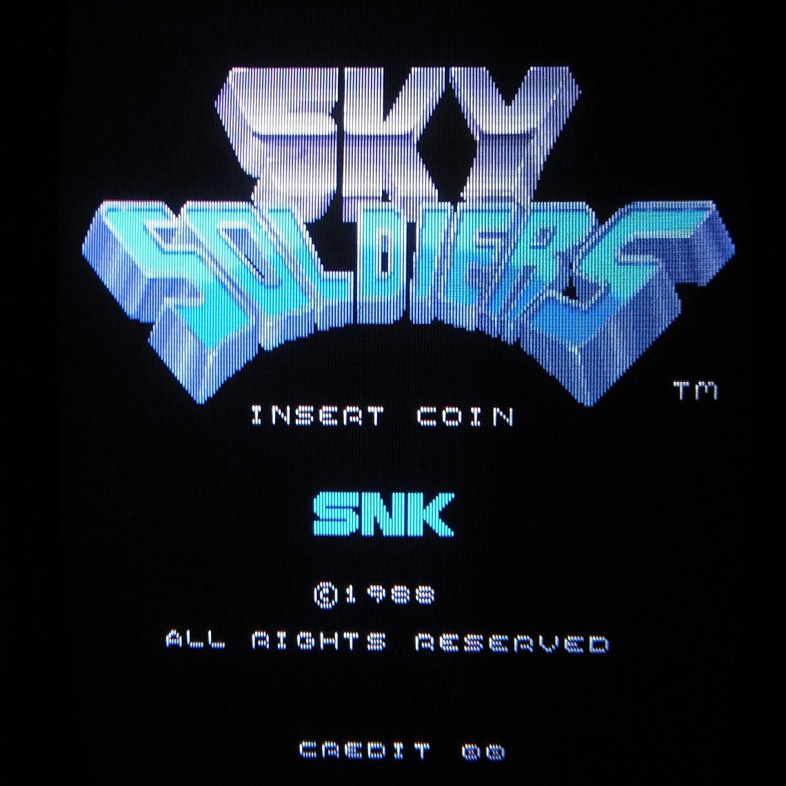 【中古アーケード基板】エスエヌケイ/SNK スカイソルジャー SKY SOLDIERS インスト純正 動作確認済