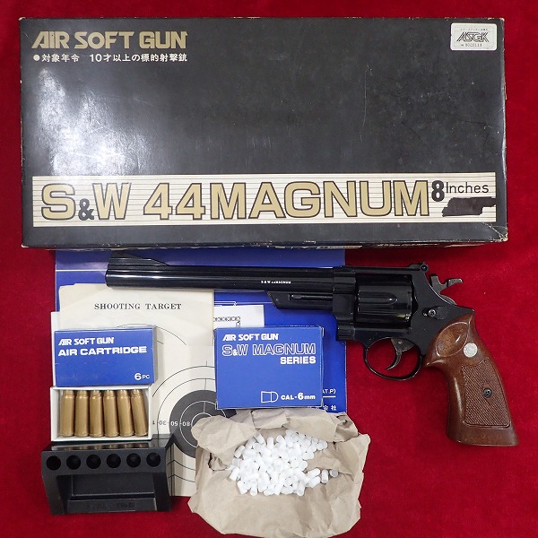 ファルコントーイ エアリボルバー S&W 44マグナム 8インチ ツヅミ弾