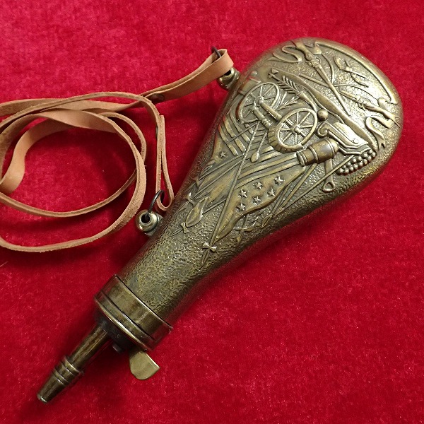 PLURIBUS UNUM パウダーフラスコ 火薬入れ