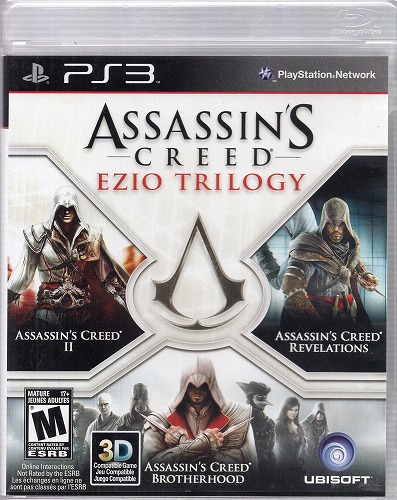 【中古ソフト】PS3｜ASSASSIN’S-CREED- EZIO TRILOGY 海外版