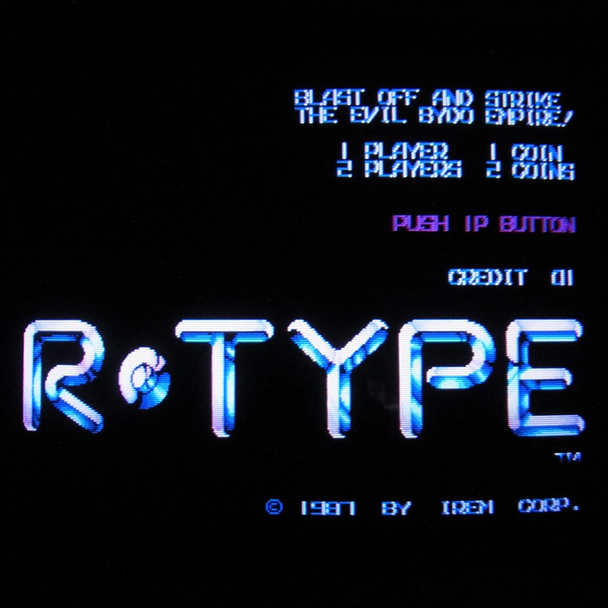 【中古アーケード基板】アイレム/irem アールタイプ R-TYPE M72 インスト純正 動作確認済