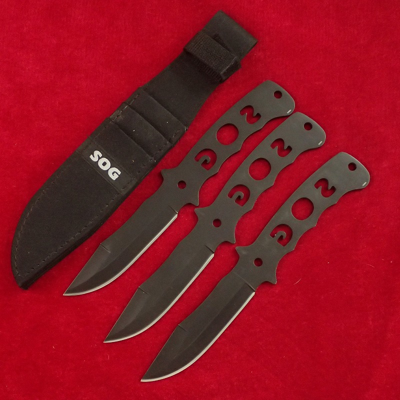 SOG スローイングナイフ 3本組