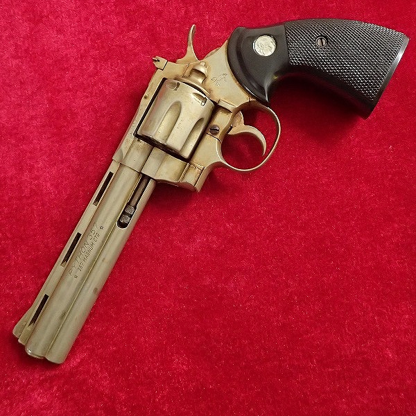 コクサイ コルトパイソン 6インチ 金属製モデルガン