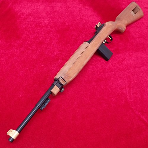【送料込み】マルシン エアコキ M1カービン第二次大戦戦勝記念モデル リアルウッド カート式 [くれいも屋：I0A032]