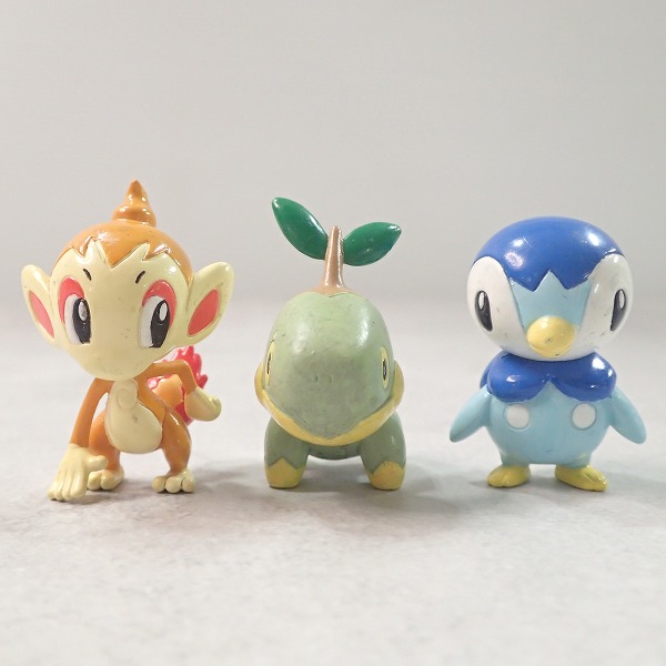 【ポケモン】モンコレ│ヒコザル・ナエトル・ポッチャマ / 計3体セット