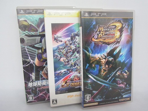 【中古ソフト】PSP｜SDガンダム ジェネレーション オーバーワールド  他3本セット