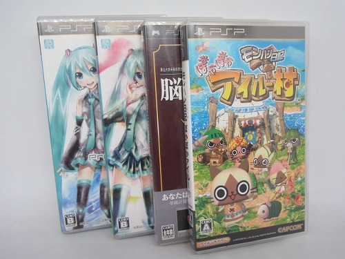 【中古ソフト】PSP｜モンハン日記ぽかぽかアイルー村・能力トレーナー 他4本セット