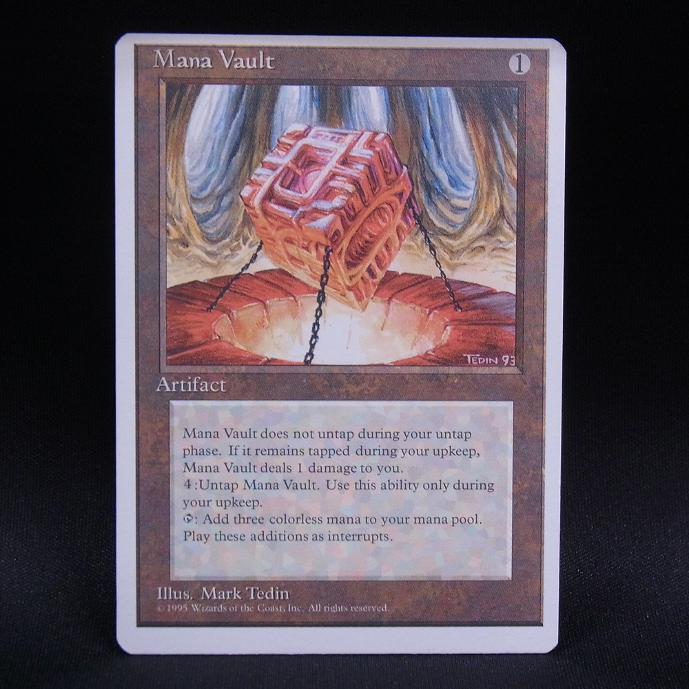 ◆【中古MTG】マジックザギャザリング│魔力の櫃/Mana Vault【4ED/EN】